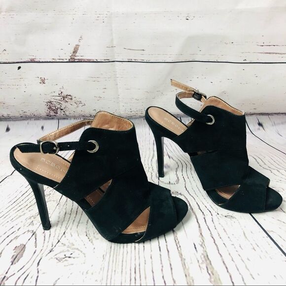 BCBGeneration Jazzmina Black Party Cut Out Heels Shoes 8 - Picture 2 of 12